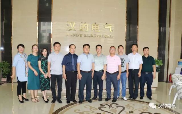 热列欢迎世界照明时报黄河总编携贵州省都匀市领导一行莅临汉的电气参观考察